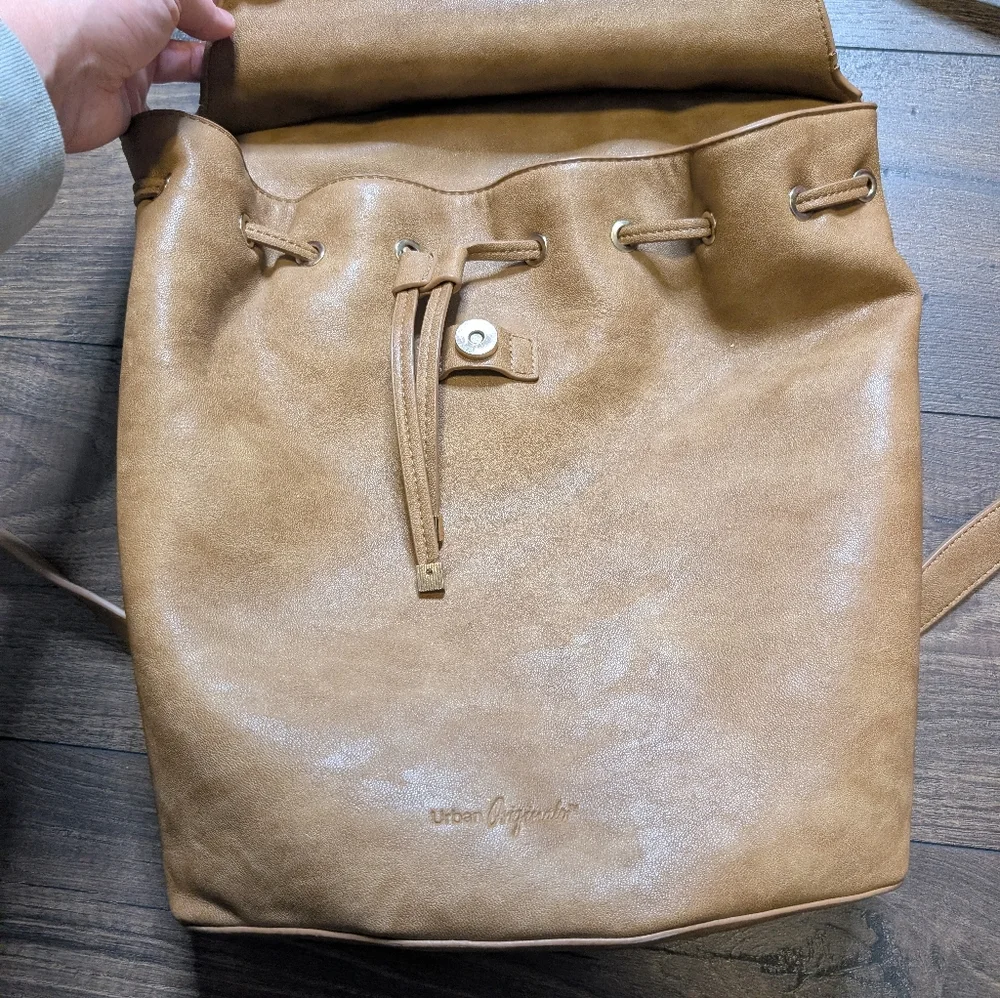 Urban‎ Originals Brown Leather Backpack